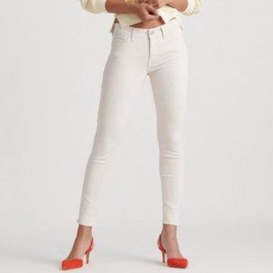 NWT Lucky Brand Ava Clean White Skinny Jeans SZ 10
